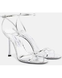 Jimmy Choo - Sandales Leo 100 En Cuir - Lyst