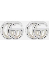 Gucci - Ohrringe Gg Marmont Aus Sterlingsilber - Lyst