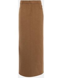 Frankie Shop - Malvo Wool-Blend Maxi Skirt - Lyst