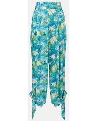 Chloé - Floral Silk Balloon Pants - Lyst