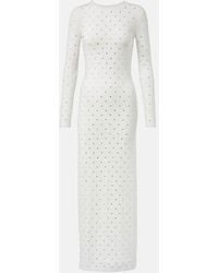 Rabanne - Bridal Crystal-Embellished Maxi Dress - Lyst