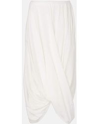 TOTEME - Draped Maxi Skirt - Lyst