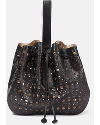 Alaïa - Rose Marie 28 Vienne Leather Tote Bag - Lyst