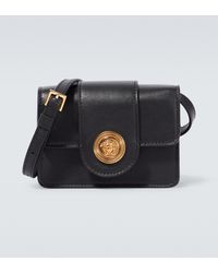 Versace - Messenger Bag Medusa Biggie Mini aus Leder - Lyst