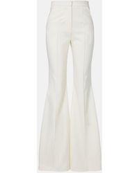 Costarellos - Daline Wool-Blend Flared Pants - Lyst