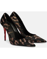 Christian Louboutin - Miss Z Leopard-Print Velvet Pumps - Lyst