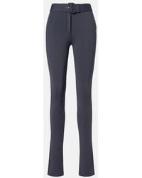 Courreges - Pantalones De Jersey Con Cinturon - Lyst