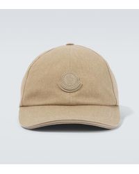 Moncler - Logo Cotton Baseball Cap - Lyst