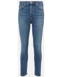 Agolde - High-Rise Skinny Jeans Nico - Lyst