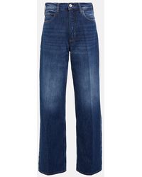 FRAME - Weite High-Rise Jeans Le High 'N' Tight - Lyst