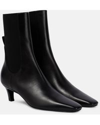 Totême - Leather Ankle Boots - Lyst