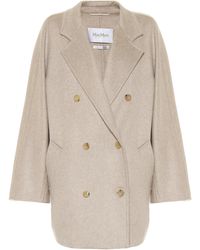 Max Mara Manteau Sella en cachemire - Neutre