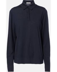 The Row - Ipanelli Wool Polo Sweater - Lyst