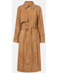 Proenza Schouler - Ramona Suede Trench Coat - Lyst