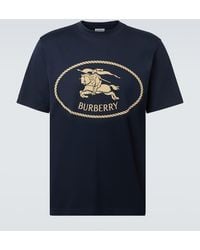 Burberry - T-Shirt Ekd Aus Baumwoll-Jersey - Lyst