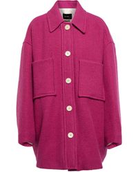 Isabel Marant - Delinda Wool-blend Shirt Jacket - Lyst