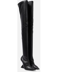 The Attico - Cheope Leather Over-the-knee Boots - Lyst