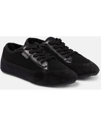The Row - Owen City Leather-trimmed Sneakers - Lyst