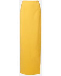 Carolina Herrera - Wool-Blend Maxi Skirt - Lyst