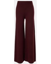 Max Mara - Judy Wool And Cashmere Wide-Leg Pants - Lyst