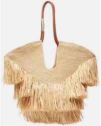 Zimmermann - Goldentime Medium Raffia Tote Bag - Lyst