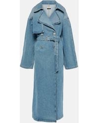7 For All Mankind - Trench-coat en jean - Lyst