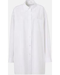 The Row - Victoria Oversized Cotton Poplin Shirt - Lyst