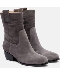 FARM Rio - Ankle Boots Aus Veloursleder - Lyst