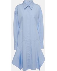 Stella McCartney - Robe chemise en coton - Lyst