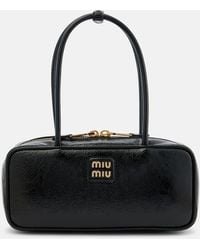 Miu Miu - Beau Patent Leather Tote Bag - Lyst