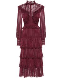 Zimmermann Espionage Silk Dress - Red