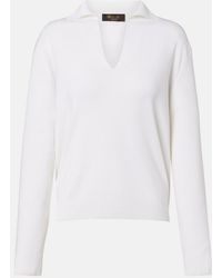 Loro Piana - Siena Silk And Cotton Polo Sweater - Lyst