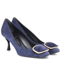 Roger Vivier Pumps Vertigo in suede - Blu