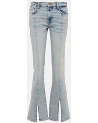 7 For All Mankind - Jeans bootcut Tailorless de tiro medio - Lyst
