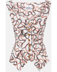Vivienne Westwood - Monday Printed Cotton Top - Lyst