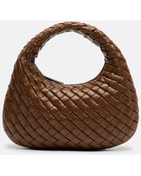 Bottega Veneta - Baby Veneta Leather Top-Handle Bag - Lyst