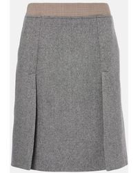 Sportmax - Riga Tweed Midi Skirt - Lyst