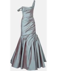 Marmar Halim - Asymmetric Ruched Gown - Lyst