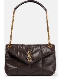 Saint Laurent - Puffer Small Leather Shoulder Bag - Lyst