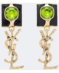 Saint Laurent - Clip-Ohrringe Cassandre - Lyst