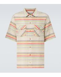 God's True Cashmere - Seaside Gauze Striped Cashmere Shirt - Lyst