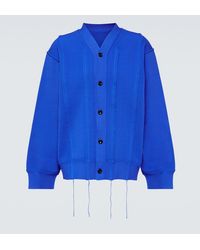 Sacai - Distressed Cardigan - Lyst