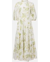 Erdem - Cotton Maxi Dress - Lyst