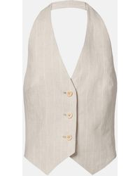 Max Mara - Sauro Linen Vest - Lyst