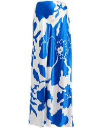 Sir. The Label Esme Abstract-print Swimsuit in Blue | Lyst