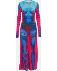 Y. Project - X Jean Paul Gaultier – Robe longue Body Morph - Lyst