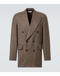 Our Legacy - Sharp Db Linen And Cotton Blazer - Lyst