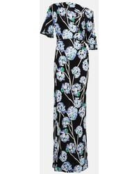 Diane von Furstenberg - Wittrock Floral Jersey Maxi Dress - Lyst