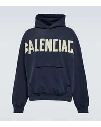Balenciaga - Tape Type Distressed Hoodie - Lyst