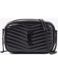 Saint Laurent - Lou Mini Quilted Leather Camera Bag - Lyst